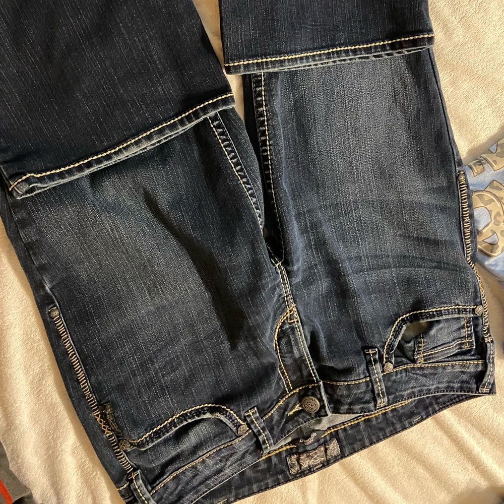 Silver jeans